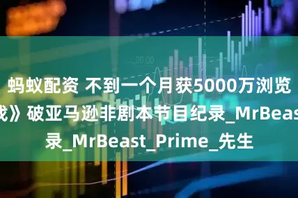 蚂蚁配资 不到一个月获5000万浏览量！《野兽游戏》破亚马逊非剧本节目纪录_MrBeast_Prime_先生