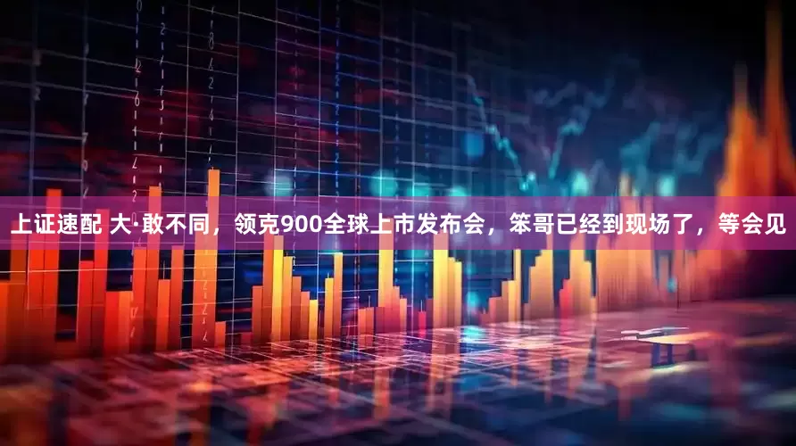 上证速配 大·敢不同，领克900全球上市发布会，笨哥已经到现场了，等会见