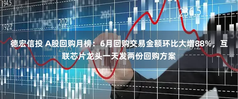 德宏信投 A股回购月榜：6月回购交易金额环比大增88%，互联芯片龙头一天发两份回购方案